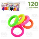 Kit Elástico De Cabelo Com 120 Unidades Caerus EL-01