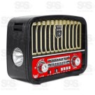 Rádio Retrô 3 Bandas com Lanterna Altomex JD-107/108