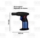 Maçarico Com Suporte Portátil Recarregável Caerus CRS-6840/2539