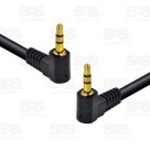Cabo P2 x P2 90º 3 Metros X-Cell XC-P2-9B