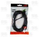 Cabo P2 x P2 90º 3 Metros X-Cell XC-P2-9B