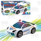 Carro De Policia Som e Led Bate e Volta Toy King 1605