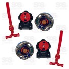 Kit Beyblade Battle Top 2 em 1 Toy King TK-1653