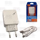 Carregador Rápido 3 USB 5.1A Cabo Iphone Inova CAR-5266A