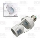 Sensor De Presença Com Bocal E27 Luatek LK-6015