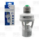 Sensor De Presença Com Bocal E27 Luatek LK-6015