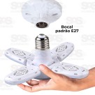 Lâmpada LED Multifuncional 4 Hélices 28W Caerus CRS-1152