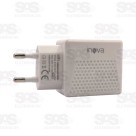 Carregador 3 USB 5.1A Com Cabo Micro V8 Inova CAR-3246S