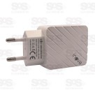 Carregador Turbo Com Cabo Iphone 2 USB 4.8A Inova CAR-5254A