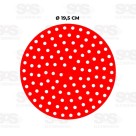 Tapete Protetor De Silicone Para Air Fryer 19,5CM Caerus CRS-1828