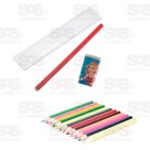 Kit Maleta De Pintura 68 Peças Mundo Das Sereias Toy King TK-CR08