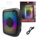 Caixa De Som 10W Led RGB TWS Botão Bass KTS-1576