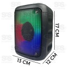 Caixa De Som 10W Led RGB TWS Botão Bass KTS-1576