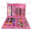 Kit Maleta De Pintura 86 Peças Baby Angelina Toy King TK-CR14