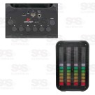 Caixa de Som Com Microfone 20W Bluetooth Grasep D-8119