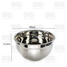 Tigela de Aço Inox 30x13,2CM  Unitário Caerus CRS-1892