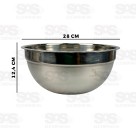 Tigela Bowl Escovado Inox 28x12,4CM Caerus CRS-1891