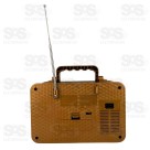 Rádio Retrô AM/FM/Bluetooth/TF/USB/P2 220V Altomex AD-8282