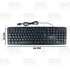 Teclado Padrão Teclas Silenciosas USB Altomex BM-T02