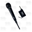 Microfone 2 em 1 Com e Sem Fio Profissional B-Max BM-242