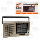 Rádio Retrô Bluetooth/FM/AM 10 Bandas Eletromex EL-1316
