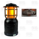 Lampião Caixa De Som 30W Com Microfone Eletromex EL-1029