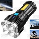 Lanterna De LED Recarregável Com Indicador De Bateria Eletromex EL-2704