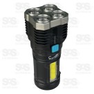 Lanterna De LED Recarregável Com Indicador De Bateria Eletromex EL-2704