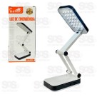 Luminária de Mesa Recarregável Dobrável Eletromex EL-2707