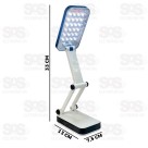 Luminária de Mesa Recarregável Dobrável Eletromex EL-2707