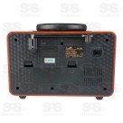 Rádio Retrô Bluetooth Com Controle Remoto Eletromex EL-1308