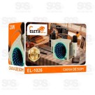 Caixa De Som 20W Com 2 Microfones Modificador de Voz Eletromex EL-1026