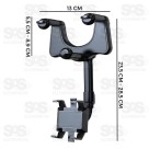 Suporte de Celular e GPS para Retrovisor 3,5 à 6 Polegadas B-Max BMG-67