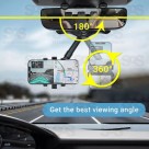 Suporte de Celular e GPS para Retrovisor 3,5 à 6 Polegadas B-Max BMG-67
