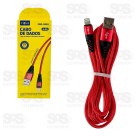 Cabo De Nylon Para Iphone 3.4A 2 Metros Inova CBO-9869