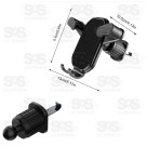 Suporte de Celular e GPS Saida de Ar Até 6,8 Polegadas B-Max BMG-55