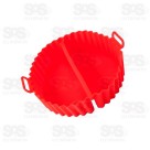 Forma De Silicone Para Air Fryer Com Divisória 20,5x5,5CM Top Útil TOP1459