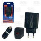 Carregador Rápido 20W Com Cabo Micro V8 Inova CAR-3287S