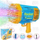 Bazooka Metralhadora Lança Bolhas De Sabão 69 Furos Toy King TK-AB7705