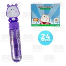 Lança Bolhas Hipopótamo Caixa Com 24 Unidades Toy King TK-AB8215