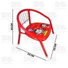 Cadeirinha Infantil Almofadada Estampas Variadas TOP0289