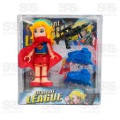 Boneca De Montar Coleção Heroine League Toy King TK-AB7992