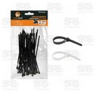 Abraçadeira De Nylon 4,8X400 mm Com 100 Unidades Troya Tools TRY-0077