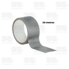 Fita Adesiva Silver Tape 20Mx45MM Cinza TroyaTools TRY-0116