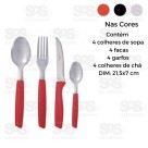 Jogo de Talheres Inox 16 Peças Caerus CRS-2670