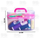 Kit Costura 12 Linhas e 16 Agulhas Top Útil TOP1246