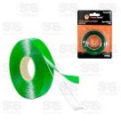 Fita Adesiva Dupla Face Transparente 2 Metros TroyaTools TRY-0109