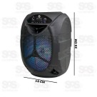 Caixa De Som 10W Com Microfone KTS-1333
