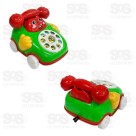 Carrinho à Corda Telefone Musical Toy King TK-AB6086