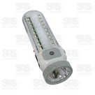 Lanterna Manual Com 3 Funções Recarregável DP-7102